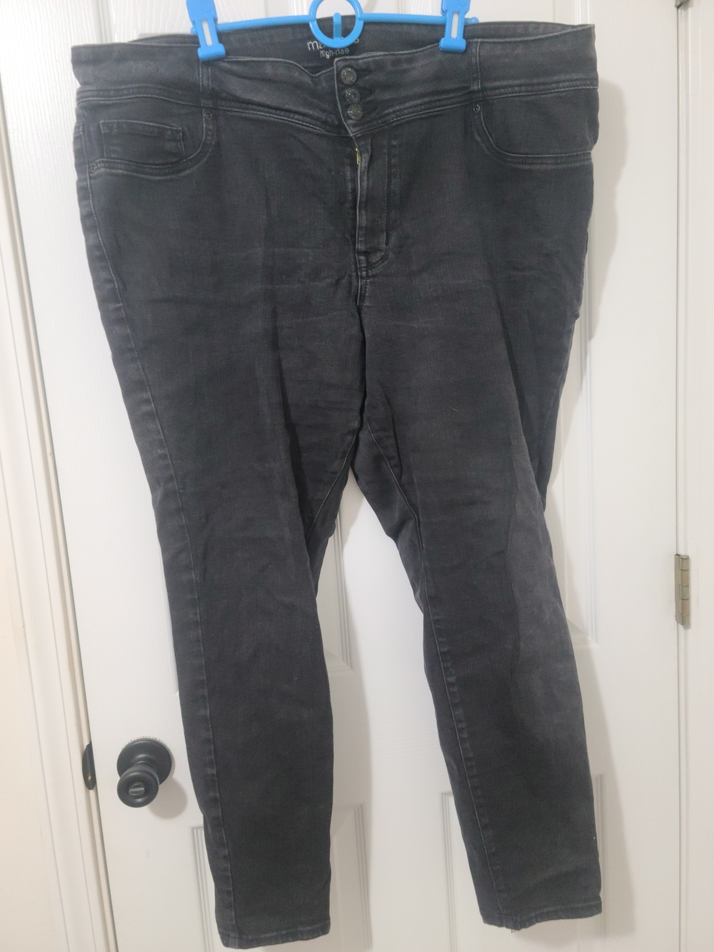 Maurices High Rise Black Jeans